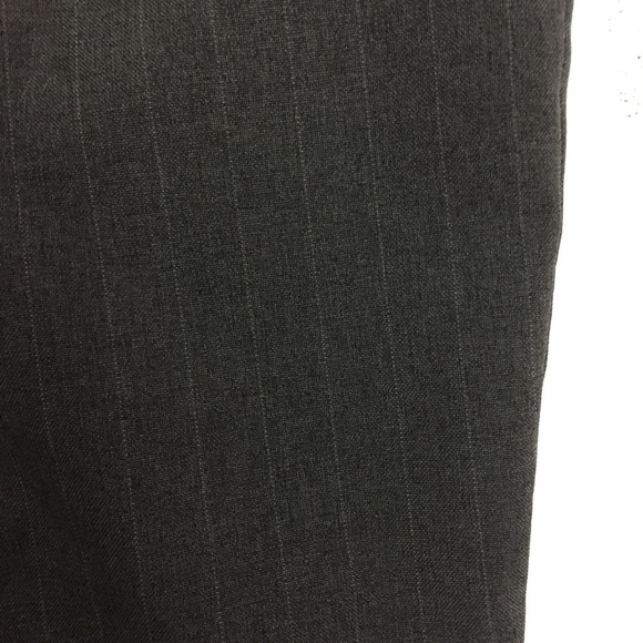 Suzy Shier Dress Pants Womens 13/14 Black Pinstripe Bootcut Trousers - Picture 6 of 12